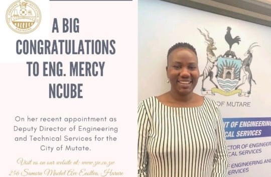 Join us in congratulating Eng. Mercy Ncube, a recent alumna of the Africa Project Finance Program, on her appointment as the Deputy Director of Engineering and Technical Services for the City of Mutare, Zimbabwe. <a href="/CityofMutare/">City Of Mutare</a> <a href="/CityofBulawayo/">The City of Bulawayo</a> <a href="/LeanafricaC/">Lean Africa Consultants Limited</a>