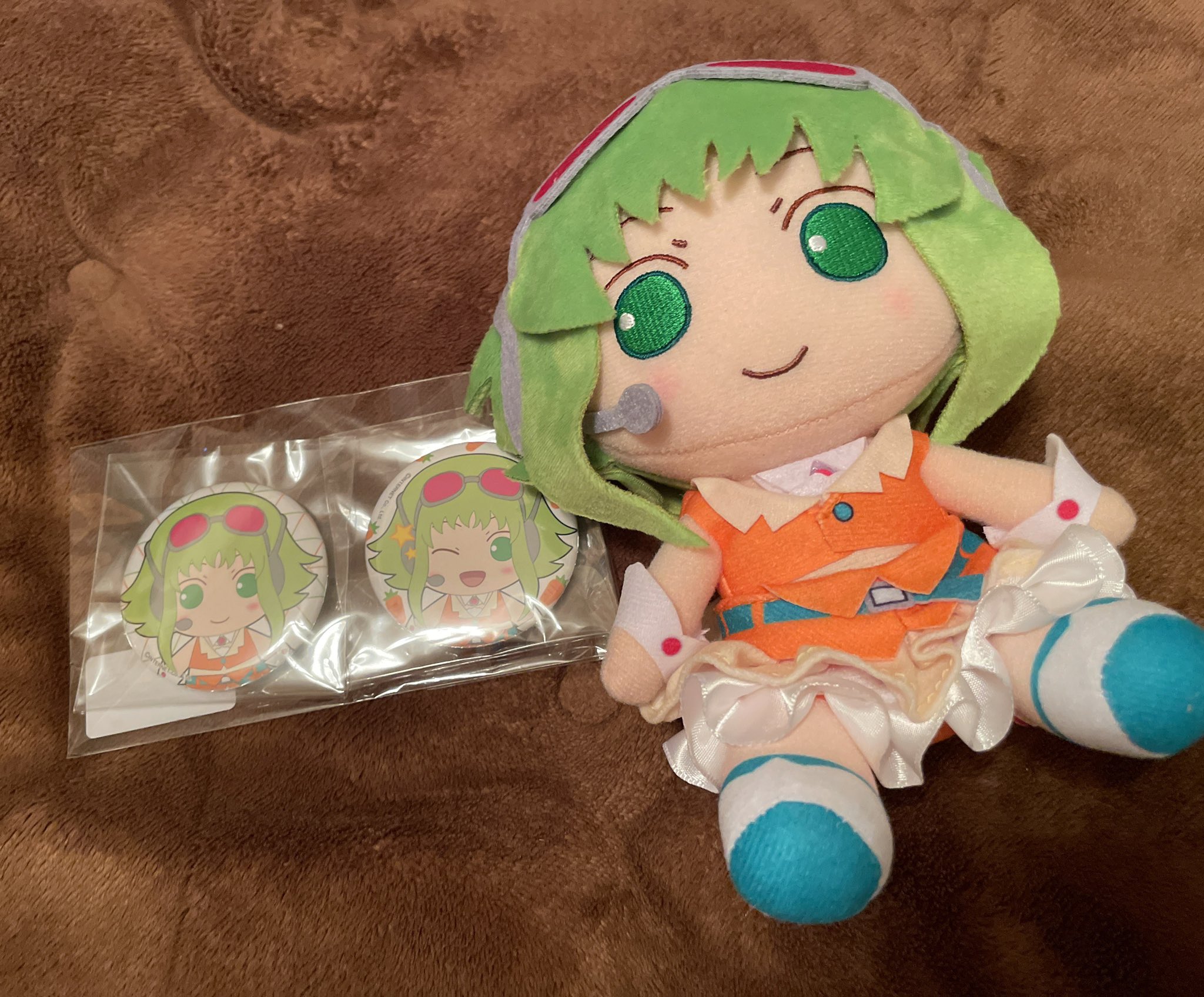 GUMI おすわりぬいぐるみ　ボーカロイド　VOCALOID GUMI おすわりぬいぐるみ VOCALOID