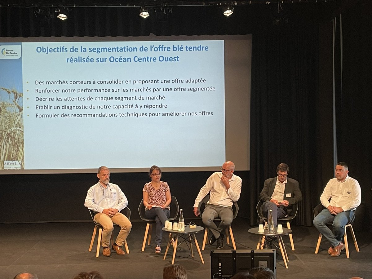 Lacoopagri_NA's tweet photo. 2nde table ronde au forum #bletendreoco sur la segmentation. Blé tendre avec @GroupeSica @centreouestcereals @OcealiaGroupe https://t.co/8sFEtlNYLa