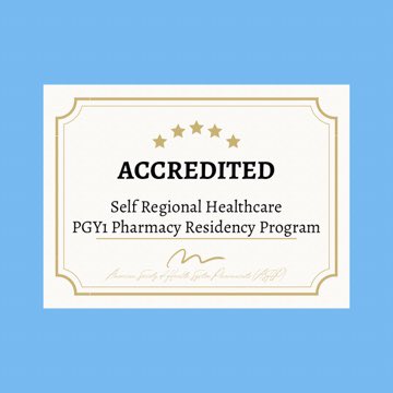 Self_PharmRes's tweet photo. Our PGY1 Pharmacy Residency Program has officially received its accreditation by ASHP for 4 years! 🥳 https://t.co/BucDwUXlWG