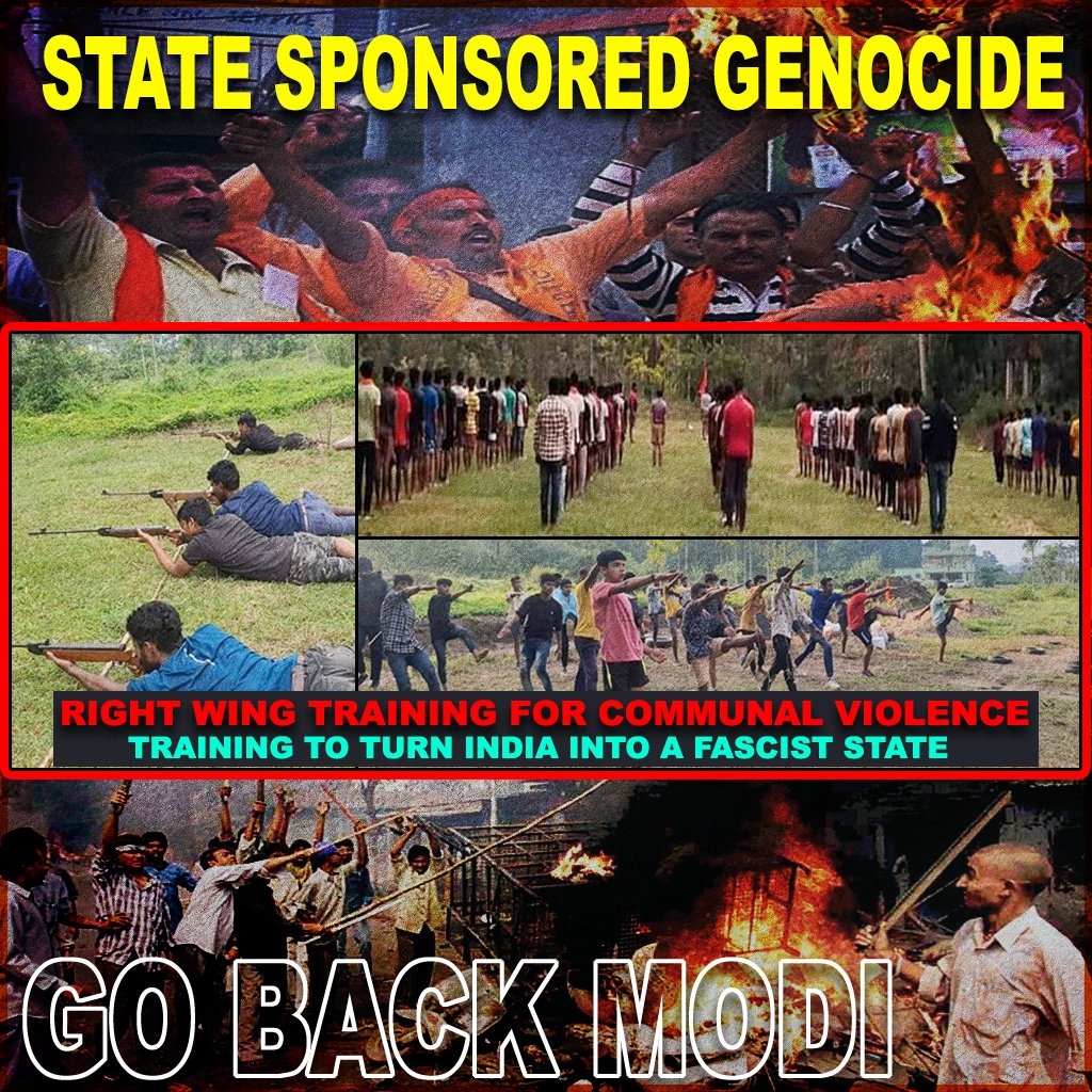 Najeebu69418876's tweet photo. It’s same on the leaders who support the illegal act. they can only be defined as the  anti-nationalist.
#IllegalArmsTraining
#ArrestBajrangadalLeaders https://t.co/luVp9uhCgF