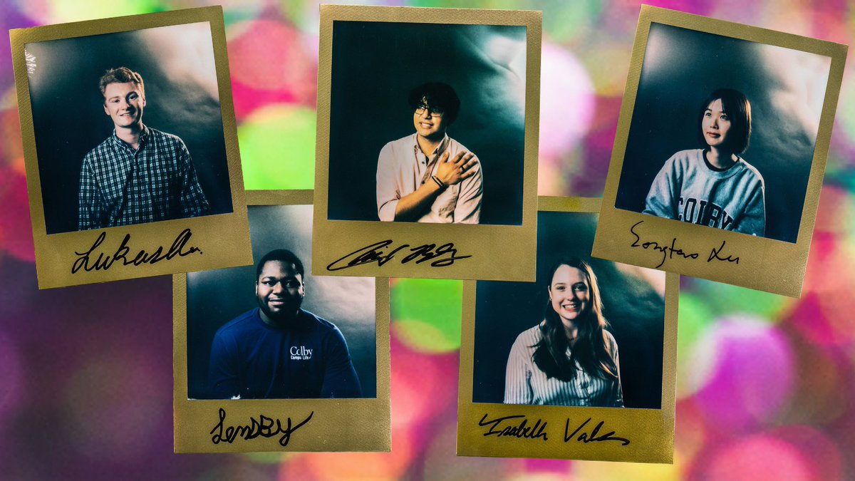 ColbyCollege's tweet photo. Today we’re featuring five more notable members of the Class of 2022 in our Senior Standout series: Lukas Alexander, Lensky Augustin, Misael Beltran-Guzman, Isabella Valdes, and Songtao Xu. Learn more about their accomplishments: https://t.co/Q8yV63F5nS #Colby2022 https://t.co/Y4WS9spduo