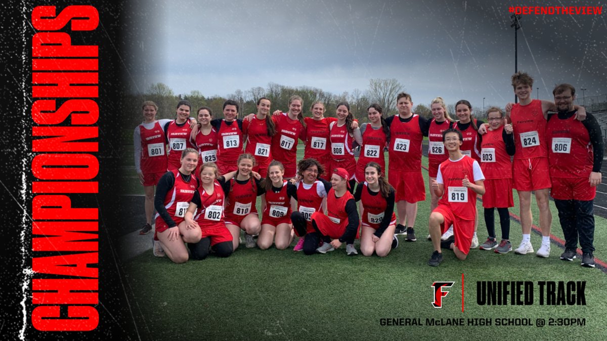 Good luck to Unified Track competing at Championships today!