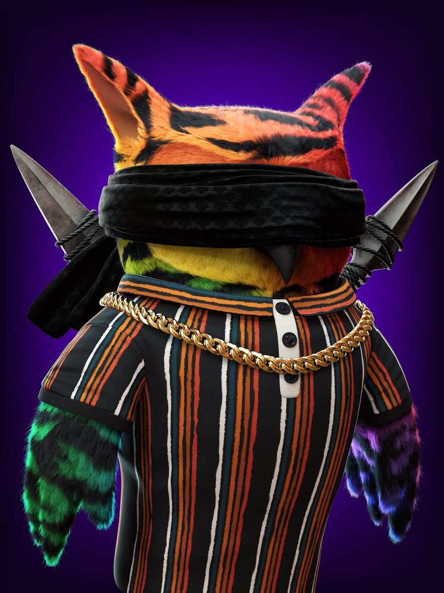 MetaOwlsNFT's tweet photo. The Blind Assassin 🪬

Comment 🔥 if you’d like to add this piece to  your NFT Portfolio!!

Check out our Link Tree in our Bio to get connected to all of our socials and stay up to date with news and announcements with The Meta Owls NFT 🦉 🌙 https://t.co/Od6LUiKbgN