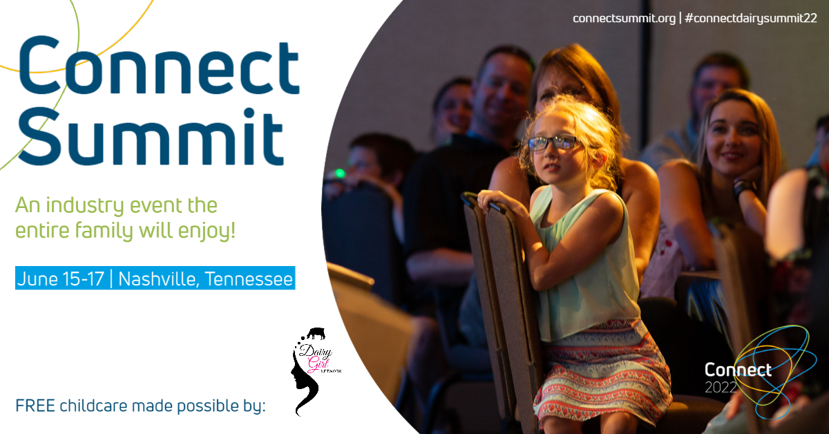 It’s not often that the entire family can get off the farm together, all at once. FREE childcare services by highly trained and vetted sitters will be available at this year’s event: connectsummit.org/registration/

#connectdairysummit22 #connectdairytech #farminginnovators