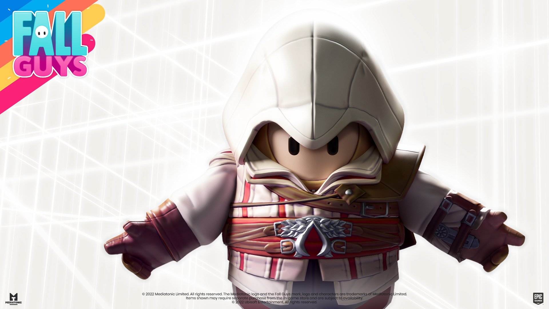 AccessTheAnimus on Twitter: "In the recent Fall Guys livestream, a new partnership with #AssassinsCreed has been teased, featuring an Ezio Auditore outfit! https://t.co/qt05Dhn9uJ" / Twitter