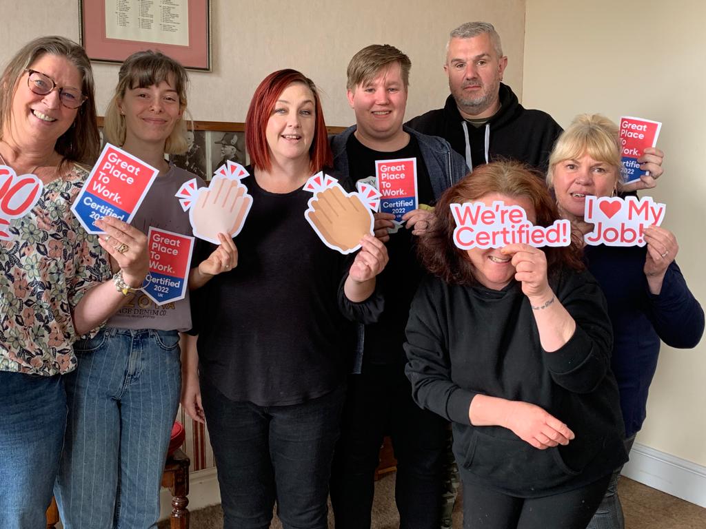 Happy #CertificationNationDay 🎉!💫We are privileged to celebrate this accomplishment  <a href="/GPTW_UK/">Great Place to Work® UK</a> ✨
100% of our colleagues agreed with the following statement : ✨People are treated fairly regardless of gender, age, race and sexual orientation. #IDAHOBIT2022  🏳️‍🌈 #GPTWcertified