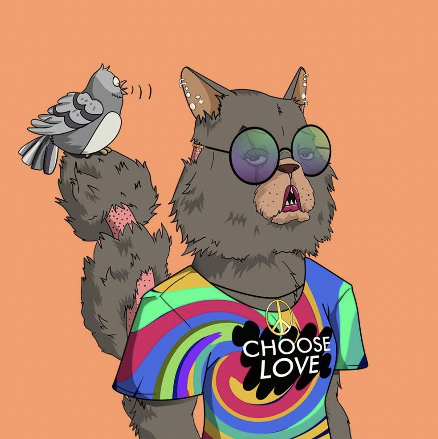 We made some big announcements in our discord!

First off, officially meet one of our 1st gang member!
She's onto something; "Always Choose Love"