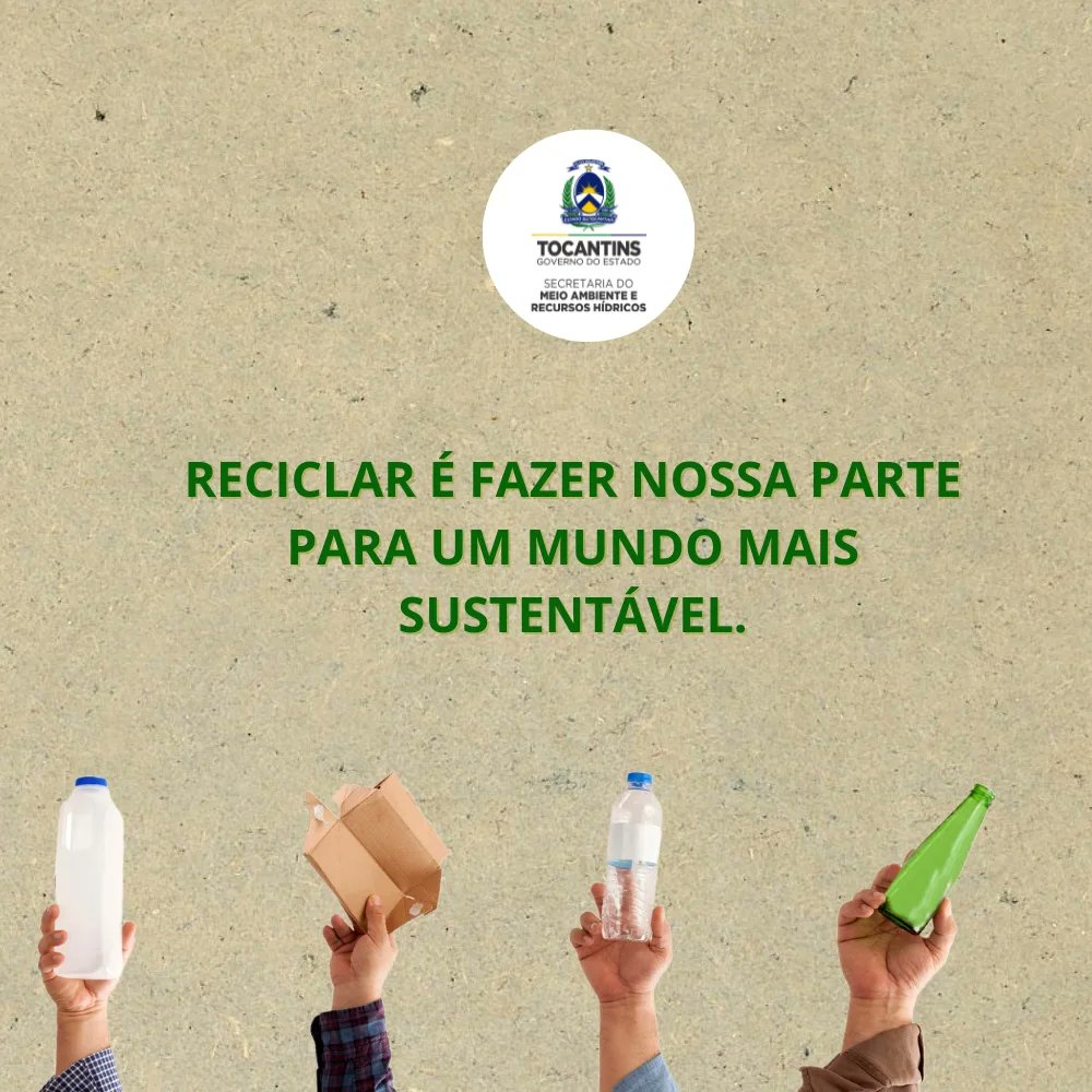 MeioAmbienteTO's tweet photo. ♻️ A Reciclagem é importante tanto para o meio ambiente, quanto para as pessoas. É uma ação continuada de coleta e processamento de resíduos que seriam descartados, mas que podem ser reaproveitados e transformados em novos produtos, gerando renda e inclusão social. https://t.co/D1SkVKuxGV