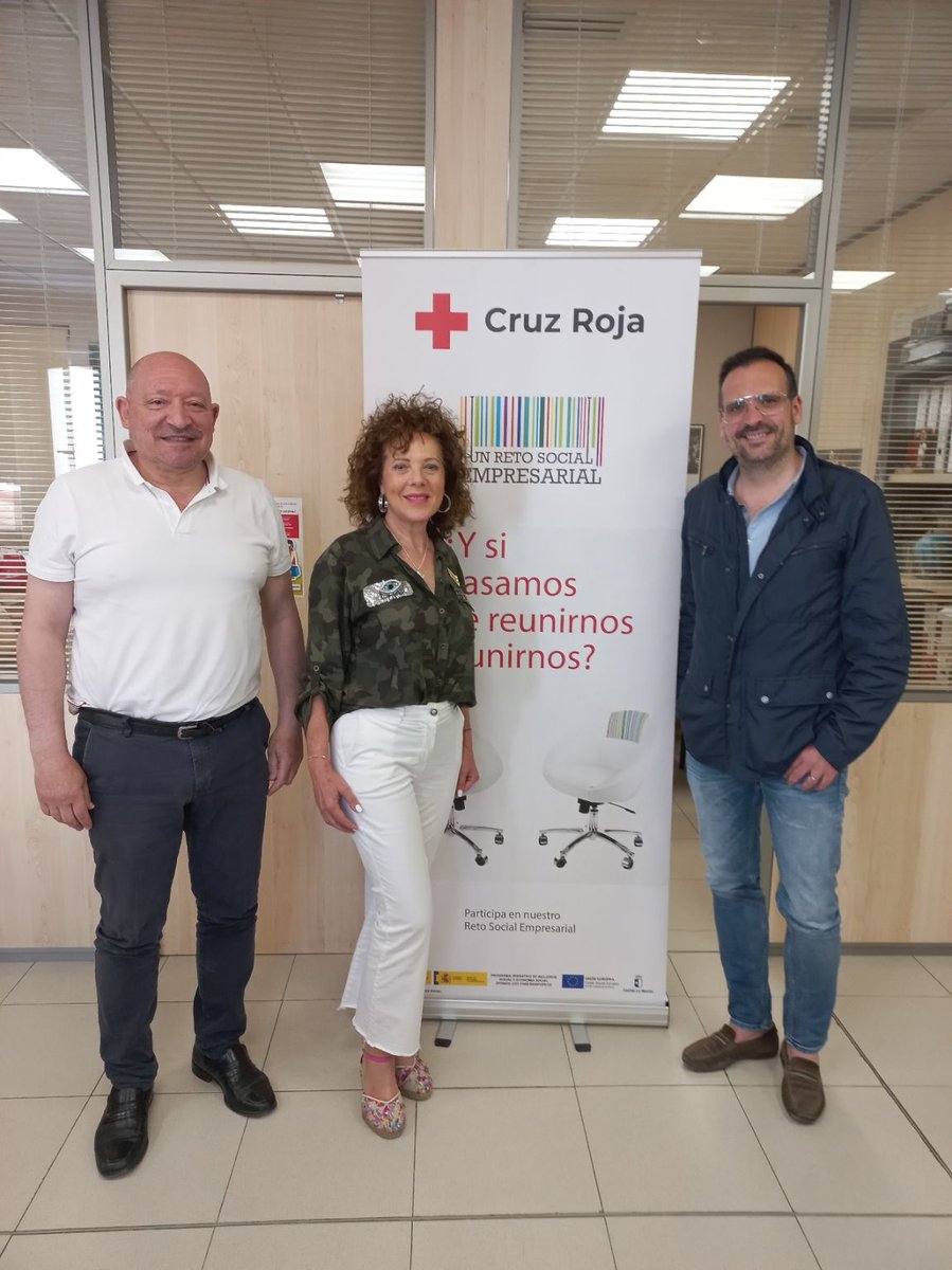 CruzRojAlbacete's tweet photo. [#PlanEmpleoCruzRoja]
Reunión de Cruz Roja en #Albacete con el manager José Carlos Miguel de #NetingAPP, para concretar #alianzas que faciliten la inserción laboral de los/as participantes del Plan de Empleo de Cruz Roja en Albacete. https://t.co/oLuqrfWVEg