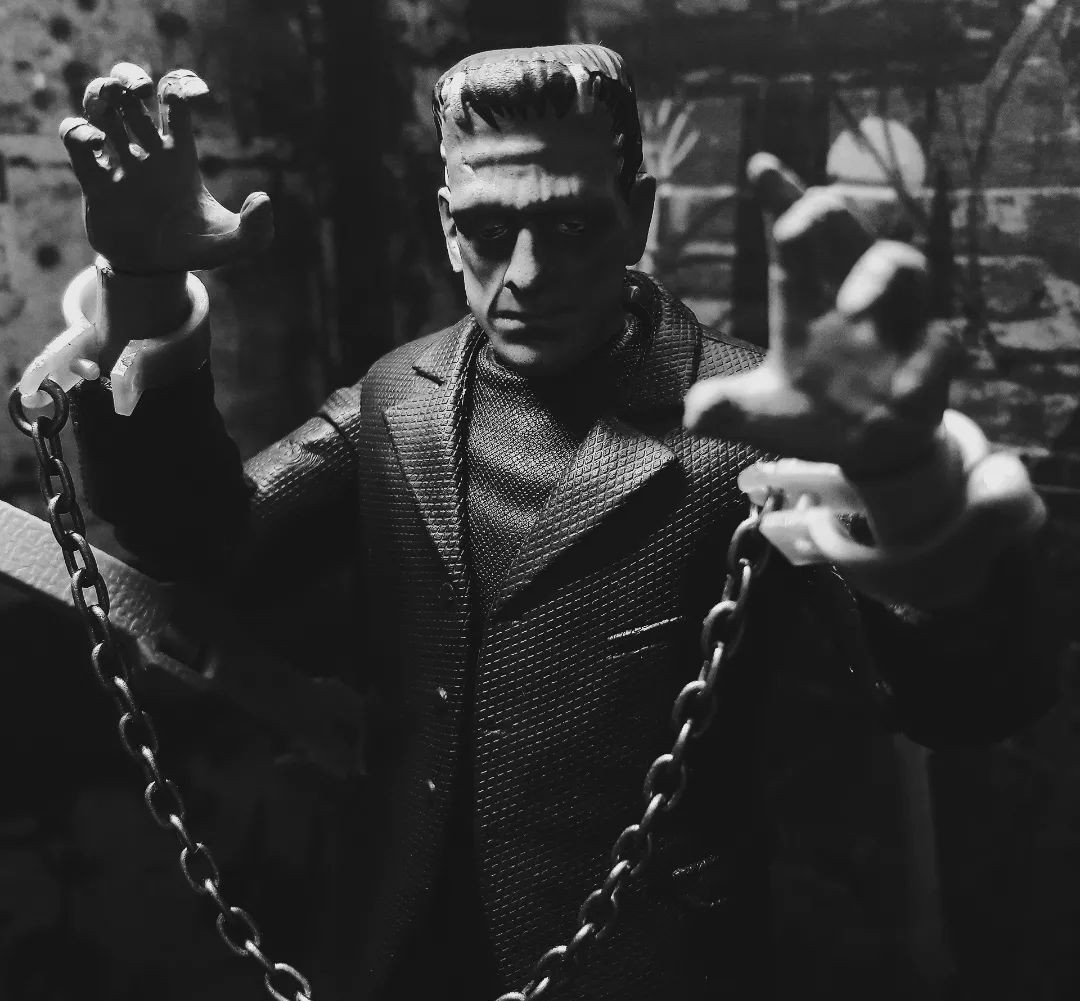 JadaClub's tweet photo. Here's one for the Frankenstein fans...   How does Frankenstein sit in a chair? Bolt upright.

📸@actionfigurespanama

@officialuniversalmonsters #jadatoys #universalmonsters #actionfigures #collectiblefigures #jadanextlevel https://t.co/uzy2vmzfOx