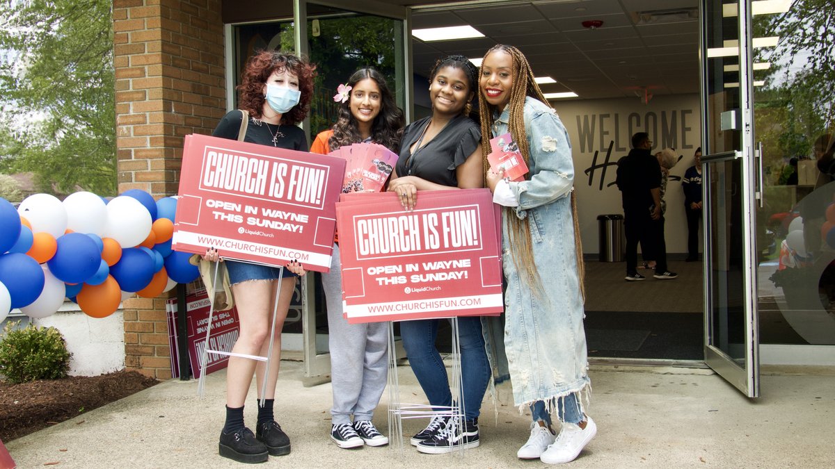 liquidchurch's tweet photo. #LiquidPassaic is officially open & we celebrated our Grand Opening with over 400 people on Sunday π What a day!
Who in your life can you extend an invitation to join us this Sunday? Service details: https://t.co/olYzkOa0wJ
#Celebrate #LiquidChurch #ChurchIsFun #GrandOpening https://t.co/zceHHVwGoI