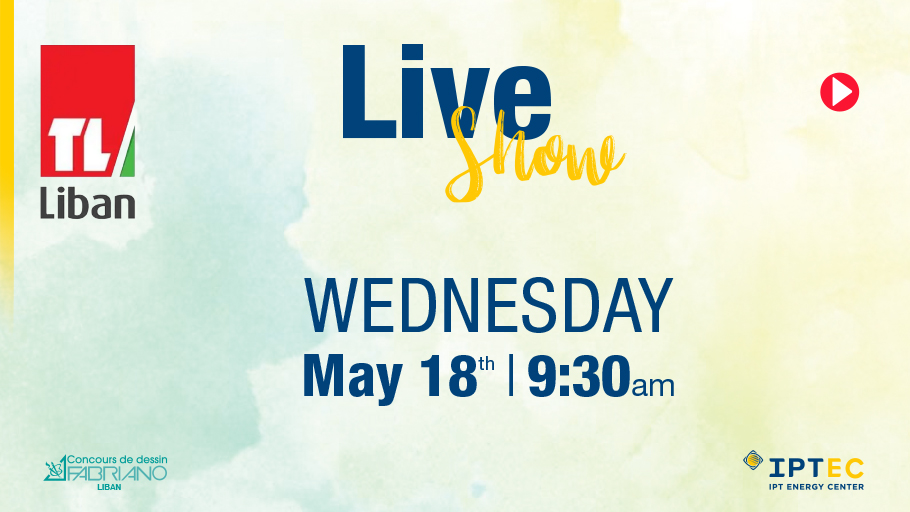Iptec_Lebanon's tweet photo. We will be live from Tele Liban tomorrow 18 May at 9:30 am 

-Stay tuned to know all about our Drawing Exhibition! 
#IPT #IPTEC #Fabriano #Drawings #Students #Lebanon #Teleliban #UAE https://t.co/9hhD0N2Nhm