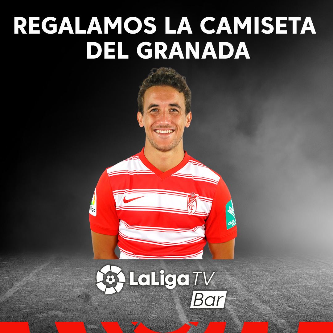 🎁 REGALO 🎁

🤩 ¿Quieres ganar la camiseta del <a href="/GranadaCF/">Granada CF ❤️⚪️</a>?

🖤 Sigue a @laligatvbar 
💚 Sigue a <a href="/futbar/">Futbar</a>
🔁 Haz RT

🏅 Un ganador

#⃣ #ElFútbolConTuBar