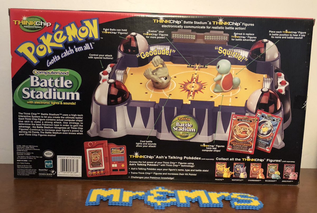 MrMrsPokemon's tweet photo. Our newest sealed item to the collection! Anyone remember playing with this back in the day? Pokémon Think chip battle stadium! #pokemon #battlestadium #sealed #collection #tuesdayvibe https://t.co/reiJqoDzKr