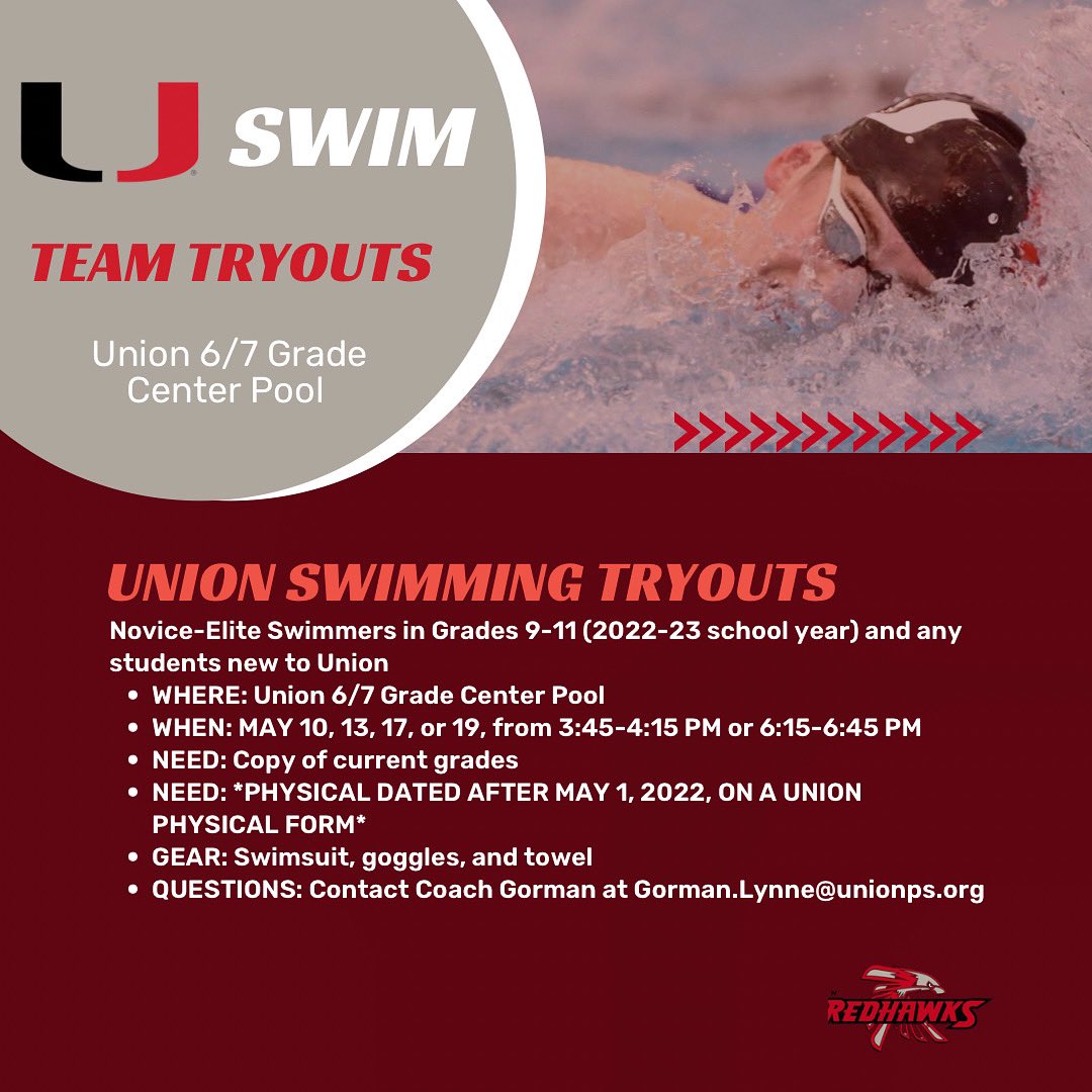 Swim Team Tryouts Today!