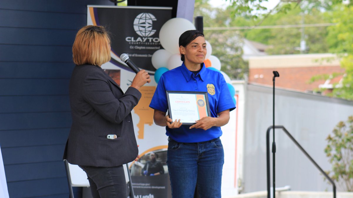 EcDevClaytonCo's tweet image. Congratulations  to Clayton County Fire &amp;amp; Emergency Services for winning the ‘Picture Me in Clayton County’ Photo Contest on Friday! We thank you for your service! 🥇📸
#EconDevWeek22 @CCFES