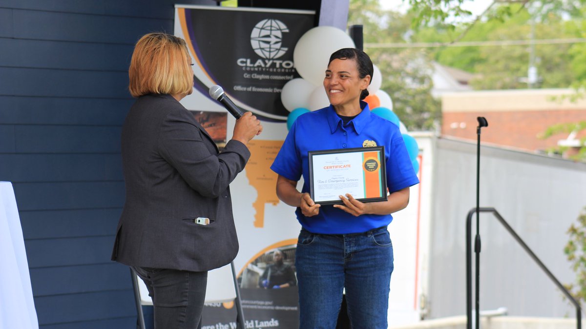 EcDevClaytonCo's tweet image. Congratulations  to Clayton County Fire &amp;amp; Emergency Services for winning the ‘Picture Me in Clayton County’ Photo Contest on Friday! We thank you for your service! 🥇📸
#EconDevWeek22 @CCFES