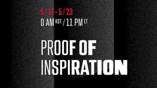 — en 40 minutos minutos se lanzará la segunda #ProofOfInspiration de #BTS_Proof.

PROOF OF INSPIRATION 2
#ProofOfInspiration1 @BTS_twt.