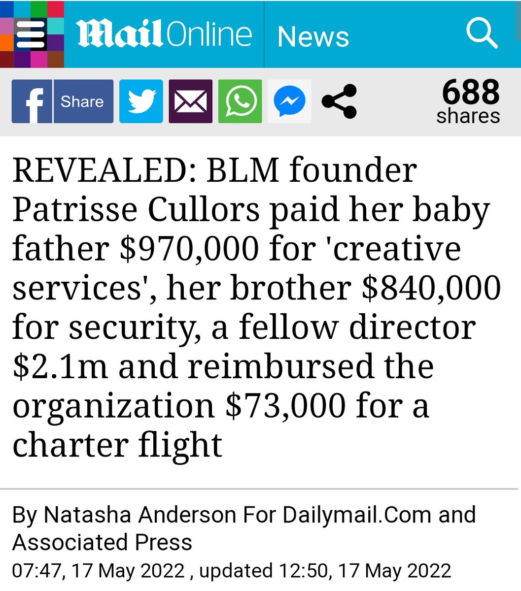 ZubyMusic's tweet image. LMAO.

Nobody who demonised me for saying the BLM organisation was a scam has apologised to me yet. Being ahead of the curve is a lonely place.