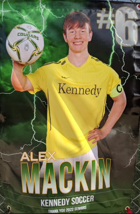 Lastly, we have Captain Alex Mackin.
Alex's future Plans: Materials Engineering at Iowa
State University.
His favorite memory: Going to State freshman year.
Message to underclassmen: Have fun!
Thank you Alex for being a part of our program!