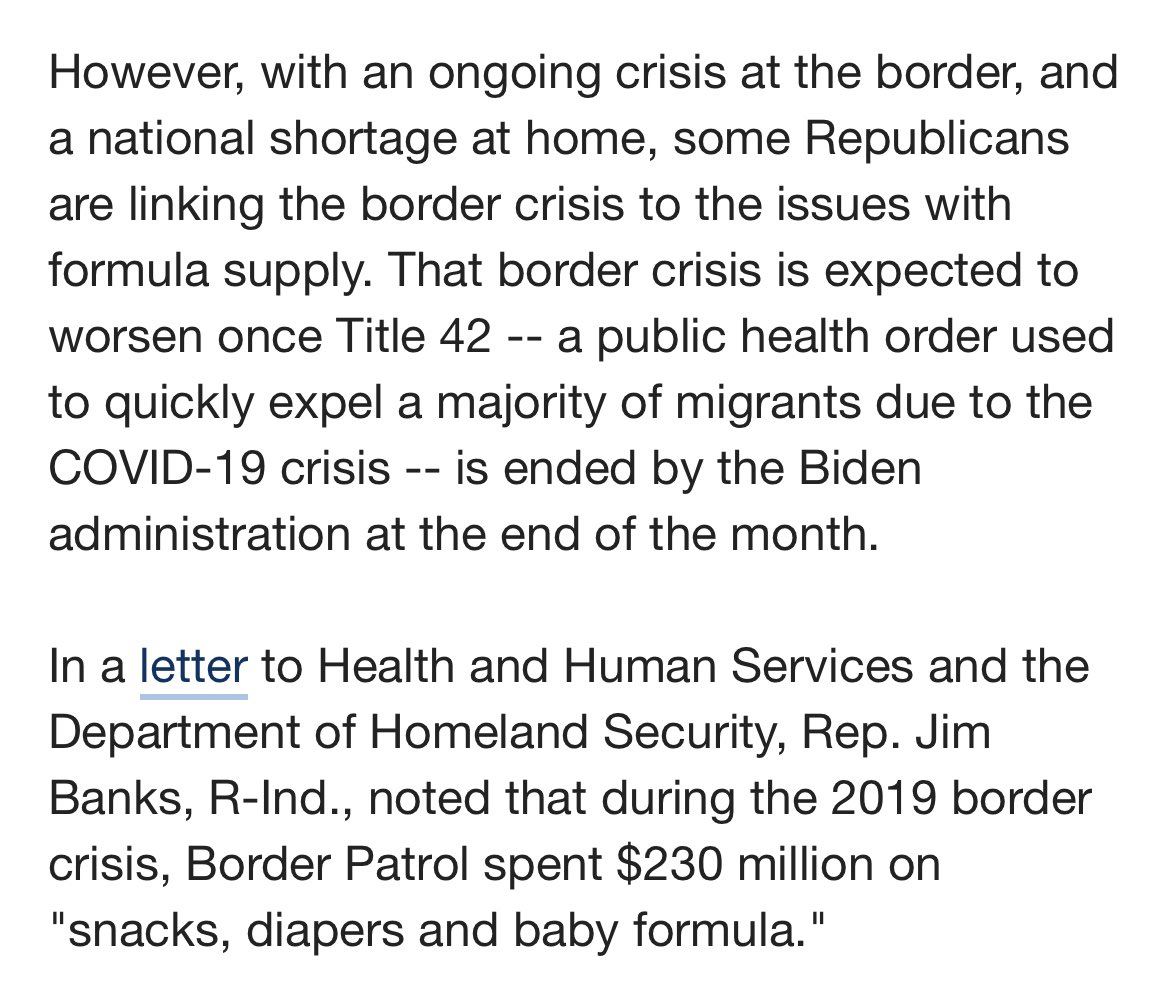 AcabHentai's tweet photo. Fox News, linking baby formula shortage to undocumented people…. 

This isn’t about baby formula shortage, just more fuel for hate https://t.co/G0fcpNwGG4
