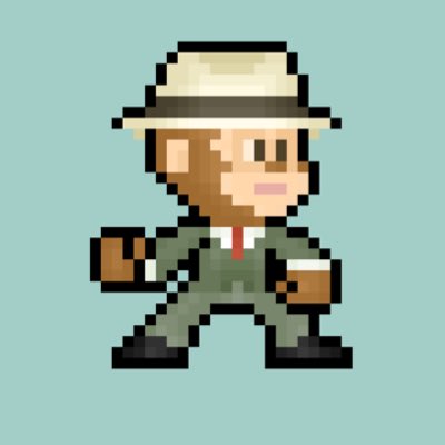 crypto8bit1's tweet image. Spy Monkey 🐵 #NewProfilePic