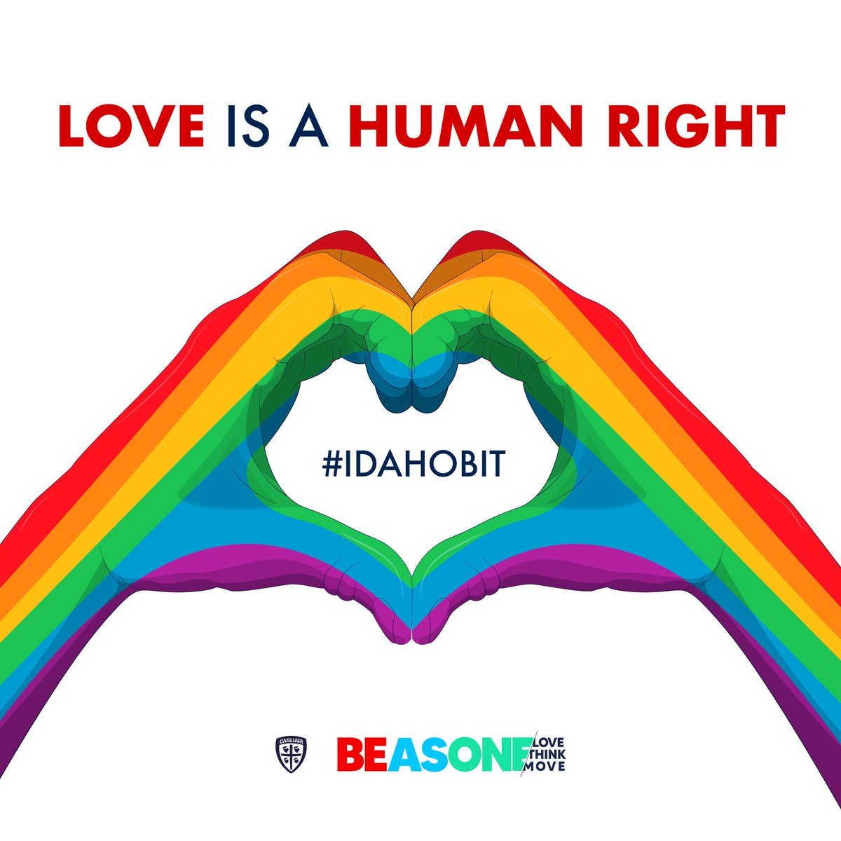 ❤️🧡💛💚💙💜

La Giornata internazionale contro l'omofobia, la bifobia e la transfobia ci ricorda che l'amore bisogna rispettarlo, sempre.

#IDAHOBIT2022
#IDAHOBIT
#BeAsOne
#forzaCasteddu