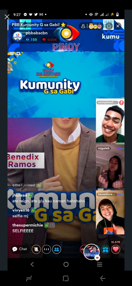 GatabMj's tweet photo. Grbe iba pala tlga ang feeling pag ikaw  andun🤧 subrang kaba ko buong katawan nanginginig😭😭🤧🥺firstime ko umakyat dito, peru ang saya kong mkita ka @BenedixRamos feeling ko ako panalo🙈🧡 mahal kita ben🧡 kahit pagod pa ako galing byhe umkyat lng talaga ako para mkashoutout😘 https://t.co/CgLik6zL3j