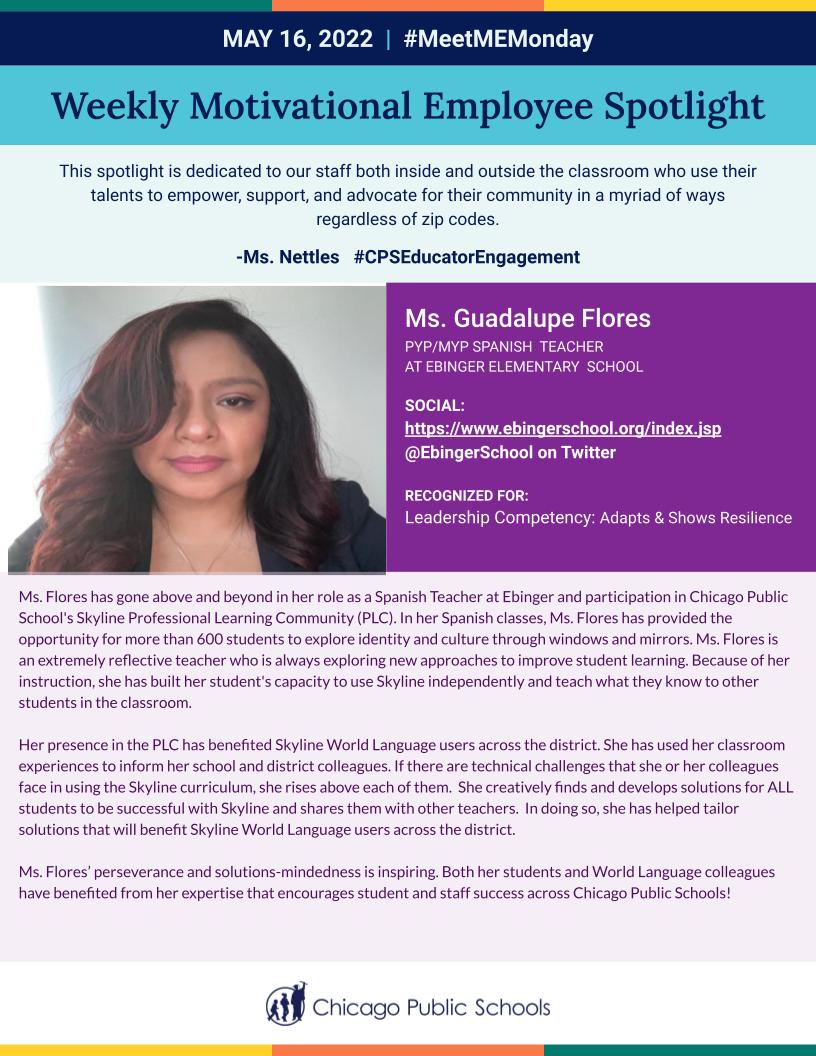 CPSEducatorEngagement (@cpseducator) on Twitter photo Shouting out our #MeetMEMonday Motivational Educators on a Tuesday: Ms. Flores <a href="/EbingerSchool/">Ebinger School</a> +Ms. Skibba <a href="/BurleySchool/">Burley School</a>! Both lead by creating solutions + developing plans of action for teams, teachers + students to succeed! <a href="/ChiPubSchools/">CPS - Chicago Public Schools</a> <a href="/OLCE_CPS/">OLCE</a> #IT #AppleEDU @skibtech Shouting out our #MeetMEMonday Motivational Educators on a Tuesday: Ms. Flores <a href="/EbingerSchool/">Ebinger School</a> +Ms. Skibba <a href="/BurleySchool/">Burley School</a>! Both lead by creating solutions + developing plans of action for teams, teachers + students to succeed! <a href="/ChiPubSchools/">CPS - Chicago Public Schools</a> <a href="/OLCE_CPS/">OLCE</a> #IT #AppleEDU @skibtech