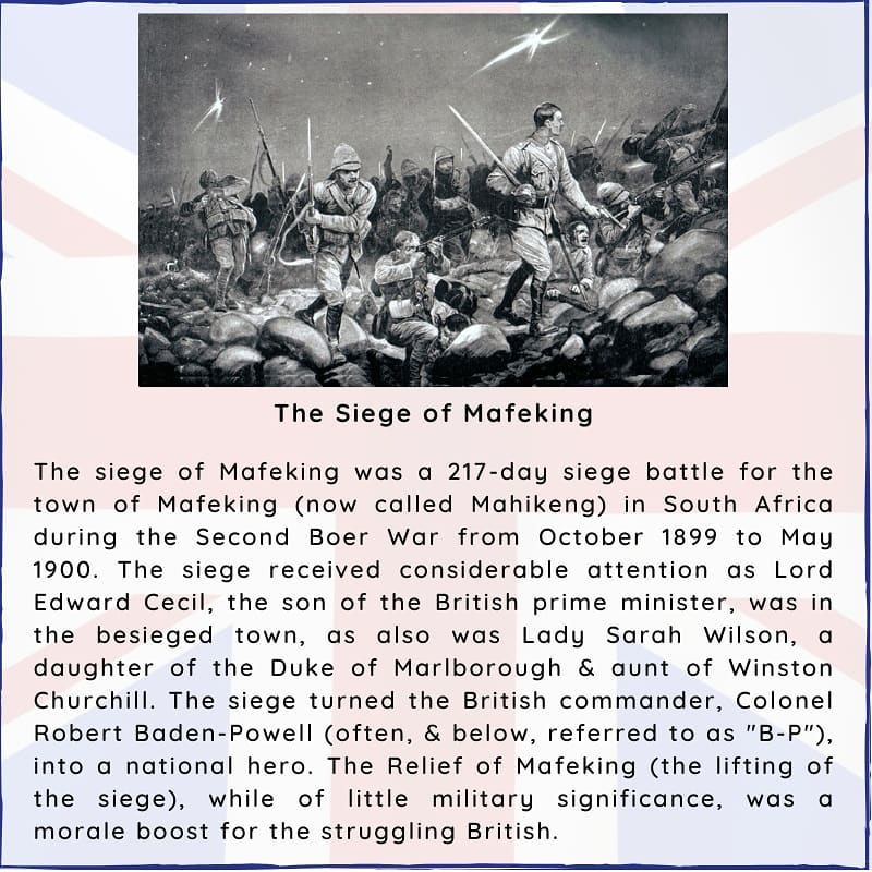 BritishHistorym's tweet photo. #otd 17 May 1900 – Second Boer War: British troops relieve Mafeking.

The siege of Mafeking was a 217-day siege battle for the town of Mafeking (now called Mahikeng) in South Africa during the Second Boer War from October 1899 to May 1900. 

#Britishhistory #SecondBoerWar https://t.co/6MnDOsTwPX