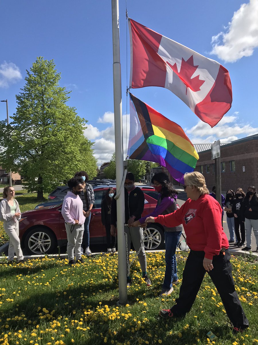 HighbushHawks's tweet photo. Being an Ally and building acceptance on the International Day Against Homophobia, Transphobia and Biphobia  @equity_DDSB https://t.co/0Hos3Wdaa1