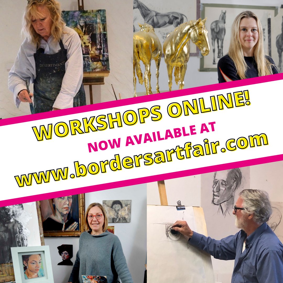 bordersartfair's tweet photo. Fancy having a go at something creative?  Remember to check out our free online workshops at 
https://t.co/O7QI08MMJR

#haveago #artistworkshop #artisttalks #Watercolour  #printmaking  #mixedmedia #composition #learntodraw #freeworkshops https://t.co/FakicRWwJO