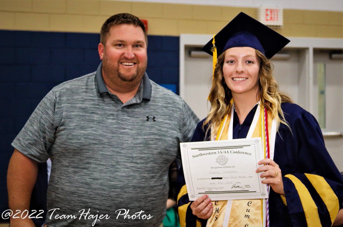 RT ACcougarsports "Congrats to Cassidy Caskaddon for being named Northwestern 3A/4A Conference Senior Scholar-Athlete!!!! "