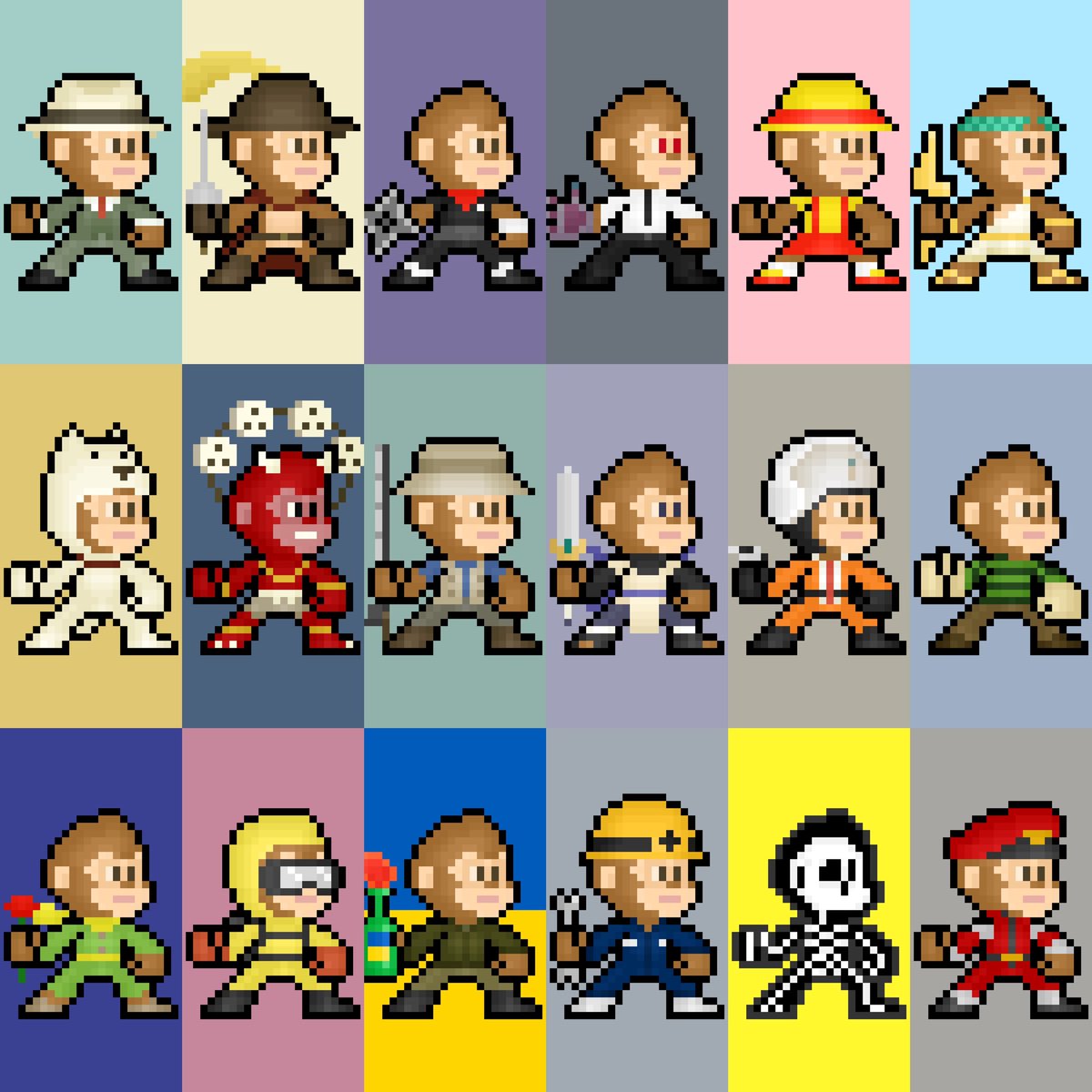 crypto8bit1's tweet image. New 🐵 Drop 🚀 MonkeyKing Pixel Collection 🙈 1/1 Hand-drawn 🖖🏻
Start 0.005 ETH on Polygon (No Gas Fee) 🚫⛽️
Available on @opensea Join my 🐵 Gang 👇🏼

opensea.io/collection/mon…

#nft #nftart #NFTCommunity #NFTTHAILAND #pixelart #polygonNFT