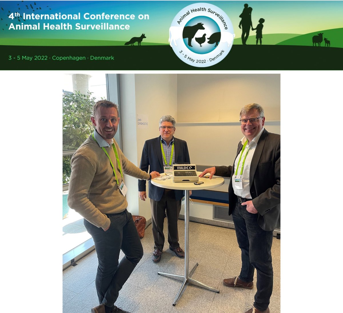 The VIVALDI end-user workshop was held in connection with the 4th International Conference on Animal Health Surveillance, 3-5 May 2022 Copenhagen, Denmark. 
The audience showed considerable interest for the perspectives and possibilities of the VETPOD system.