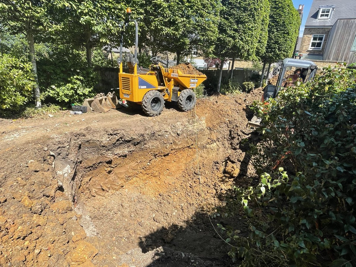 Project in #richmond nearing completion- with garden works well underway.