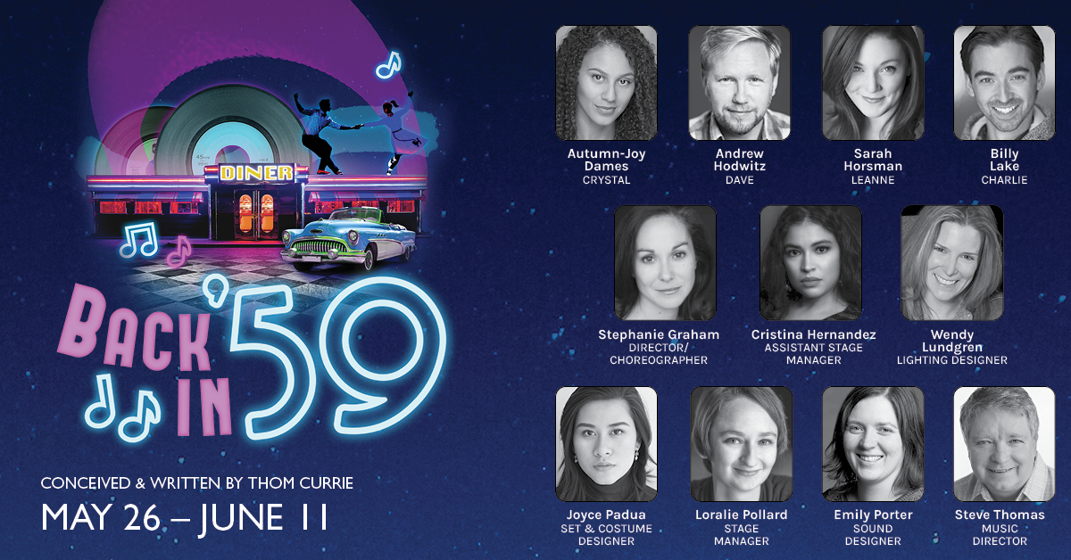 TIPlayhouse's tweet photo. Announcing the cast & creative team of #TIPBackin59 2022, opening May 27 🕺
Autumn-Joy Dames, @andrewhodwitz, @Sarah_Horsman, @billyonthelake, @sgrahamchoreo, Cristina Hernandez, @WendyLundgrenLX, Joyce Padua, Loralie Pollard, Emily Porter & @sthomasmusicttr https://t.co/MKqtPdapfL