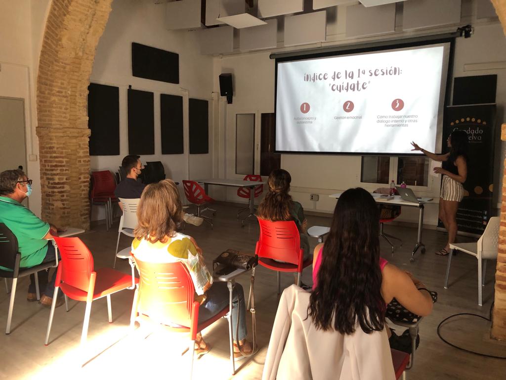 Las técnicas del Servicio de Orientación Profesional que la <a href="/mancondado/">Mancomunidad Condado</a> tiene en #Moguer han comenzado esta mañana el taller "Bienestar emocional y búsqueda de #empleo", dirigido a personas desempleadas. ¿Te interesa? Inscríbete aquí: forms.gle/CjMCMVxYvCgrP1…