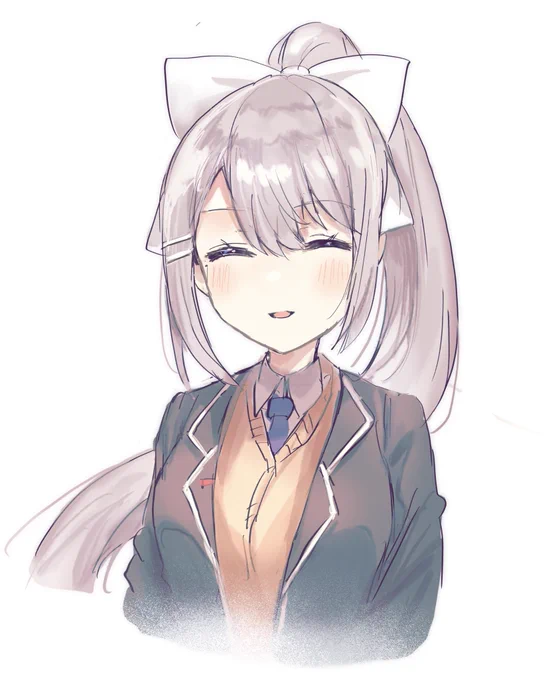 ニコッと顔好き
 #でろあーと 