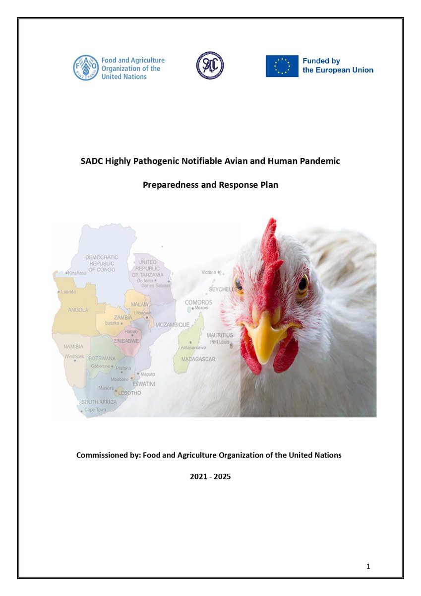 faosfsafrica's tweet photo. The #SADC Council of Ministers has endorsed 3⃣ #animalhealth regional strategies developed by our #EU🇪🇺 funded #STOSAR project to tackle the following transboundary diseases:
🐮🐄Foot and Mouth Disease
🐐🐏Peste des Petit Ruminants
🐔🐓Highly Pathogenic Avian Influenza
@SADC_News https://t.co/QuMfB8dwCv