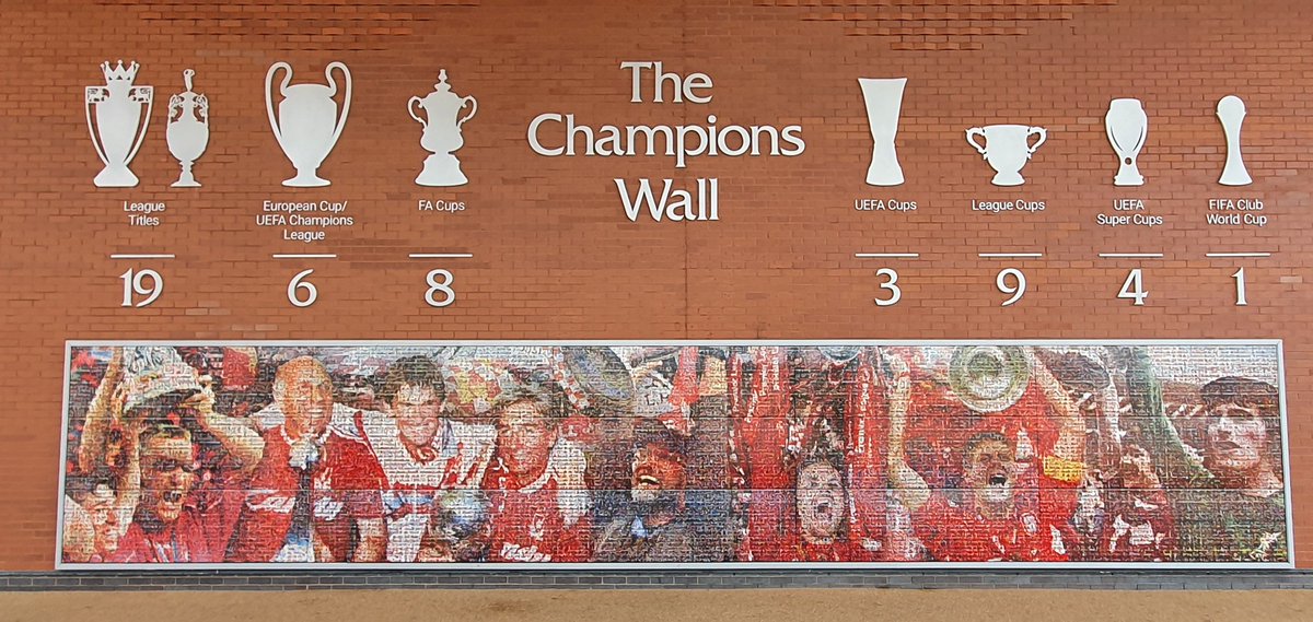 Didn't take long to update that! Taking a group from Mein Schiff 3 cruise ship to Anfield today.