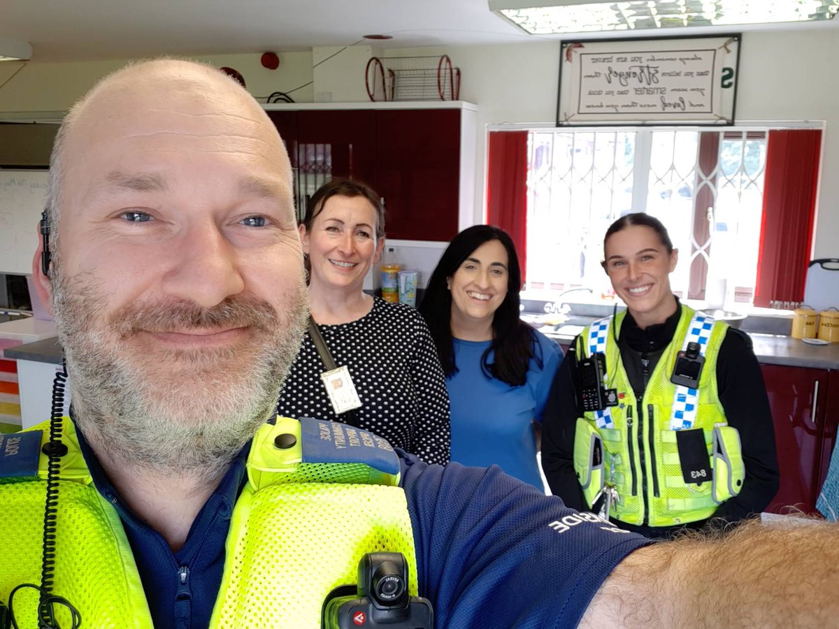 Humberbeat_NL's tweet photo. #KWLG - PC Jeans and PCSO Gains attended Rowan Education today to show their support in the opening of their new school. We also got to meet their very first student 'Liam'. @RowanEducation #partnershipworking https://t.co/HKTiL64e4K