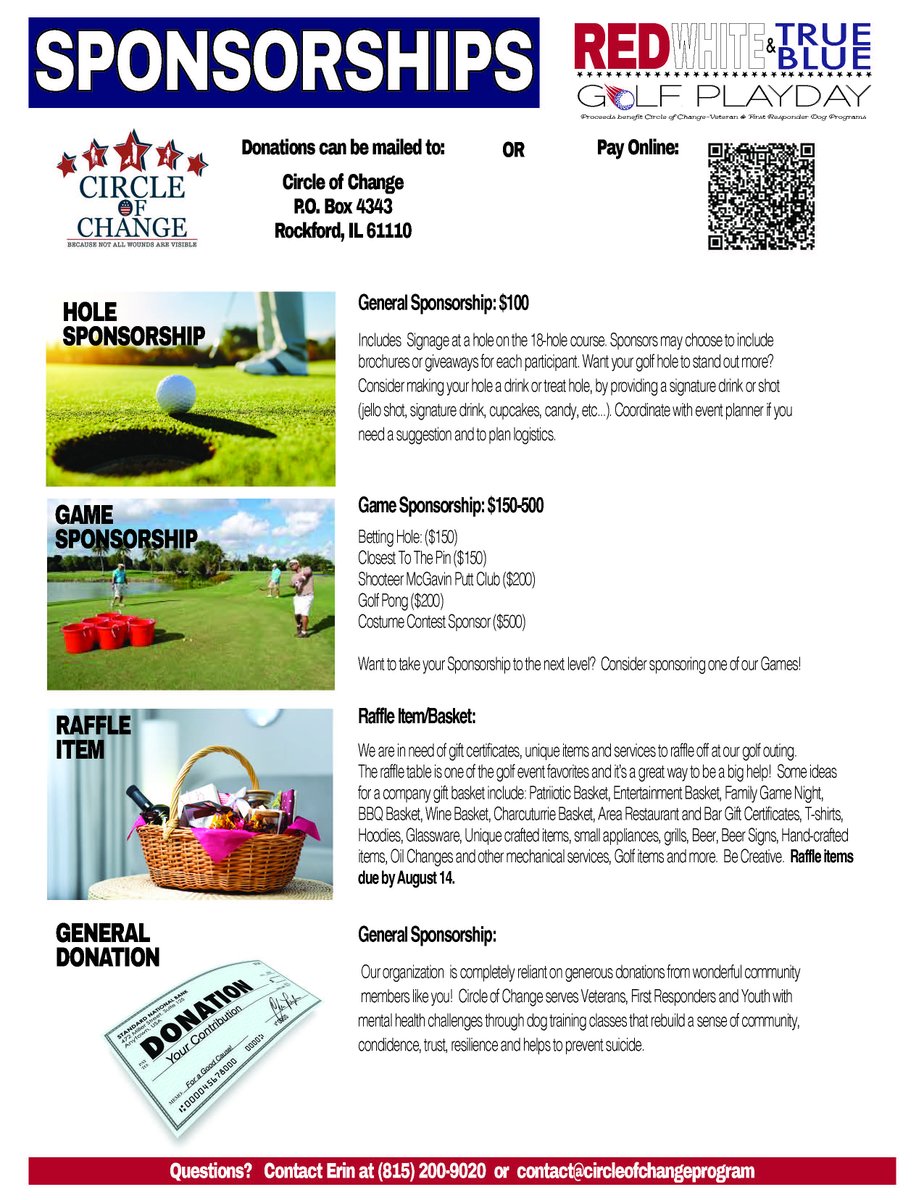Support2Change's tweet image. Looking for help for our upcoming golf outing.