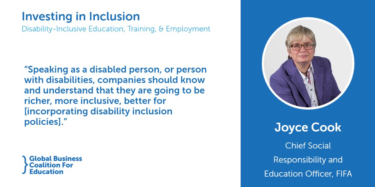 Joyce Cook (@joycecook01) on Twitter photo 🙏<a href="/GBCEducation/">Global Business Coalition for Education</a> for hosting the recent #InvestingInInclusion panel. It was a pleasure to share experiences and discuss ways in which business and education partners can create more inclusive workplaces and learning spaces. More info at: tinyurl.com/yc24dmzb 🙏<a href="/GBCEducation/">Global Business Coalition for Education</a> for hosting the recent #InvestingInInclusion panel. It was a pleasure to share experiences and discuss ways in which business and education partners can create more inclusive workplaces and learning spaces. More info at: tinyurl.com/yc24dmzb