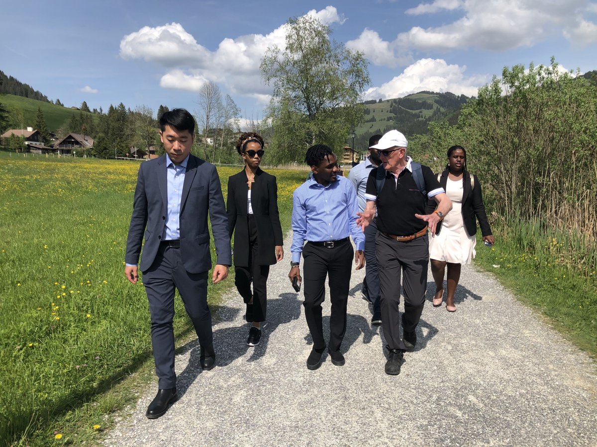 swiss_un's tweet photo. Youth meets experience: the@UN_PGA #HOPEFellows travelled to Fribourg today to meet Joseph Deiss, former Swiss President of the @UN General Assembly (2010-2011). They talked about Mr Deiss's long experience in multilateralism &amp; the role of the UN today. #APlusForMultilateralism https://t.co/VWmoeQ1ycT