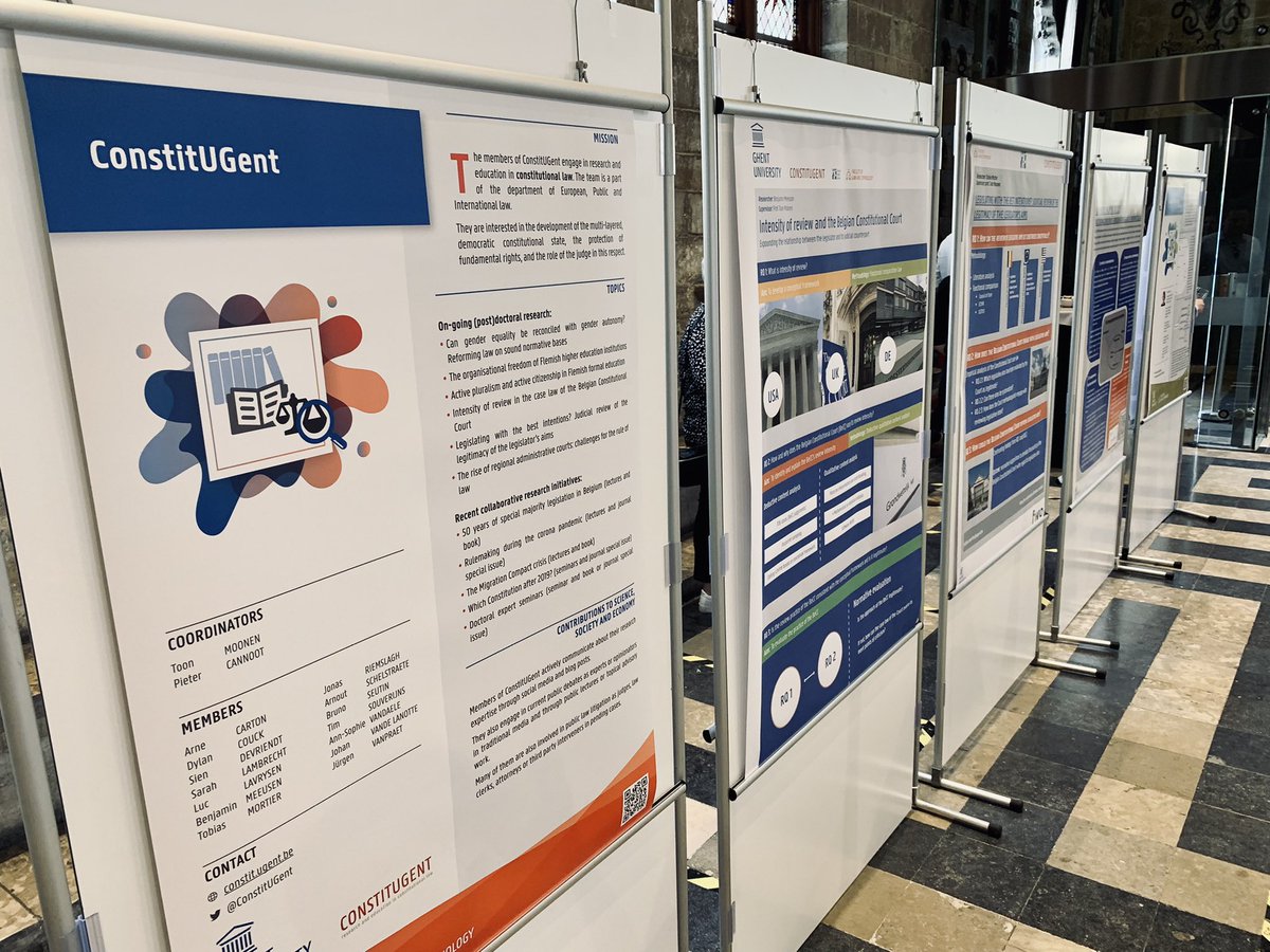 <a href="/RechtCrimUGent/">UGent Recht & Criminologie</a> <a href="/ConstitUGent/">ConstitUGent</a> is present met posters van <a href="/BenjaminMeeusen/">Benjamin Meeusen</a>, <a href="/CouckDylan/">Dylan Couck</a> en Tobias Mortier!