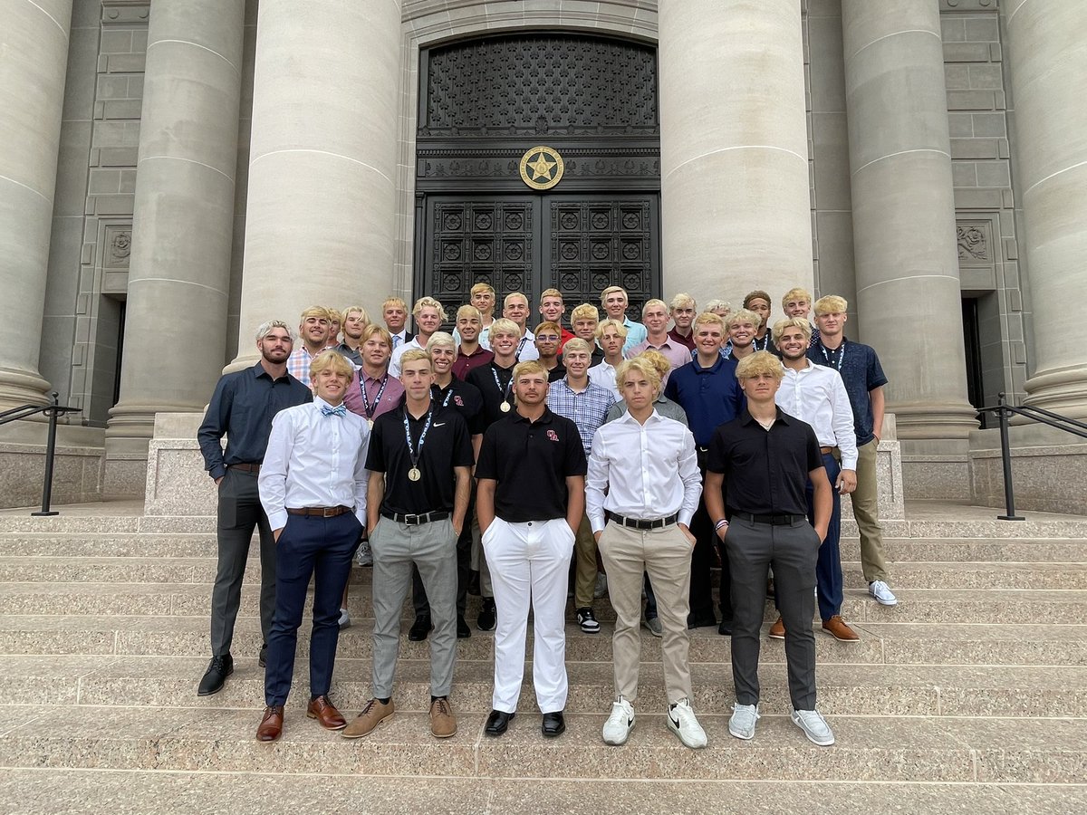 The State Champion Rams have arrived at the Capitol to be recognized! #WorkWins