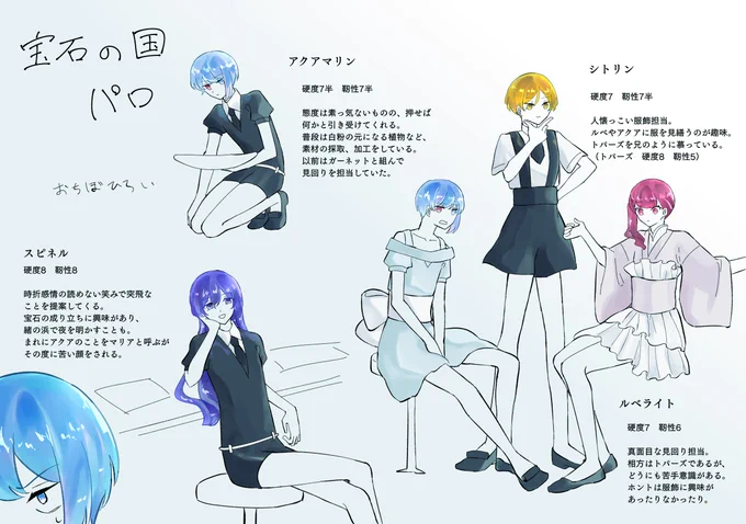 思いの外楽しくなってしまった宝石の国パロ 