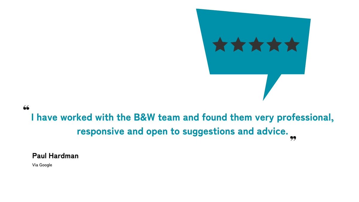 bw_bridging's tweet photo. We are always delighted to receive great feedback about our company!                                                                                           Thanks Paul Hardman for your kind words. #NoGreyAreas #TestimonialTuesday https://t.co/SRDRpOSuRG